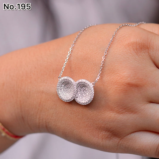 Silver Chain Pendant - V One Jewellery