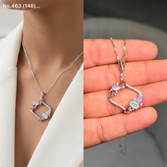 Vivid Harmony silver chain pendant