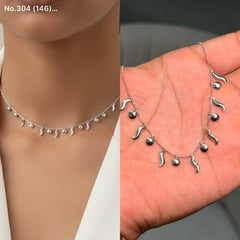 Wandering charms silver chain pendant