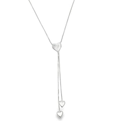 Charmed heart silver chain pendant