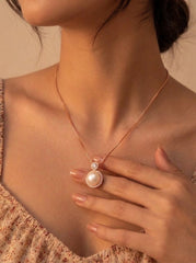 Pearlina silver pendant set for women