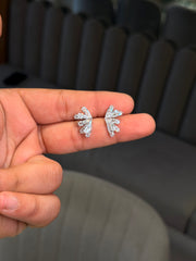 Mini monarch silver stud