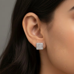 Avni Spark silver Stud