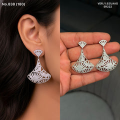 Heritage silver cascade earrings