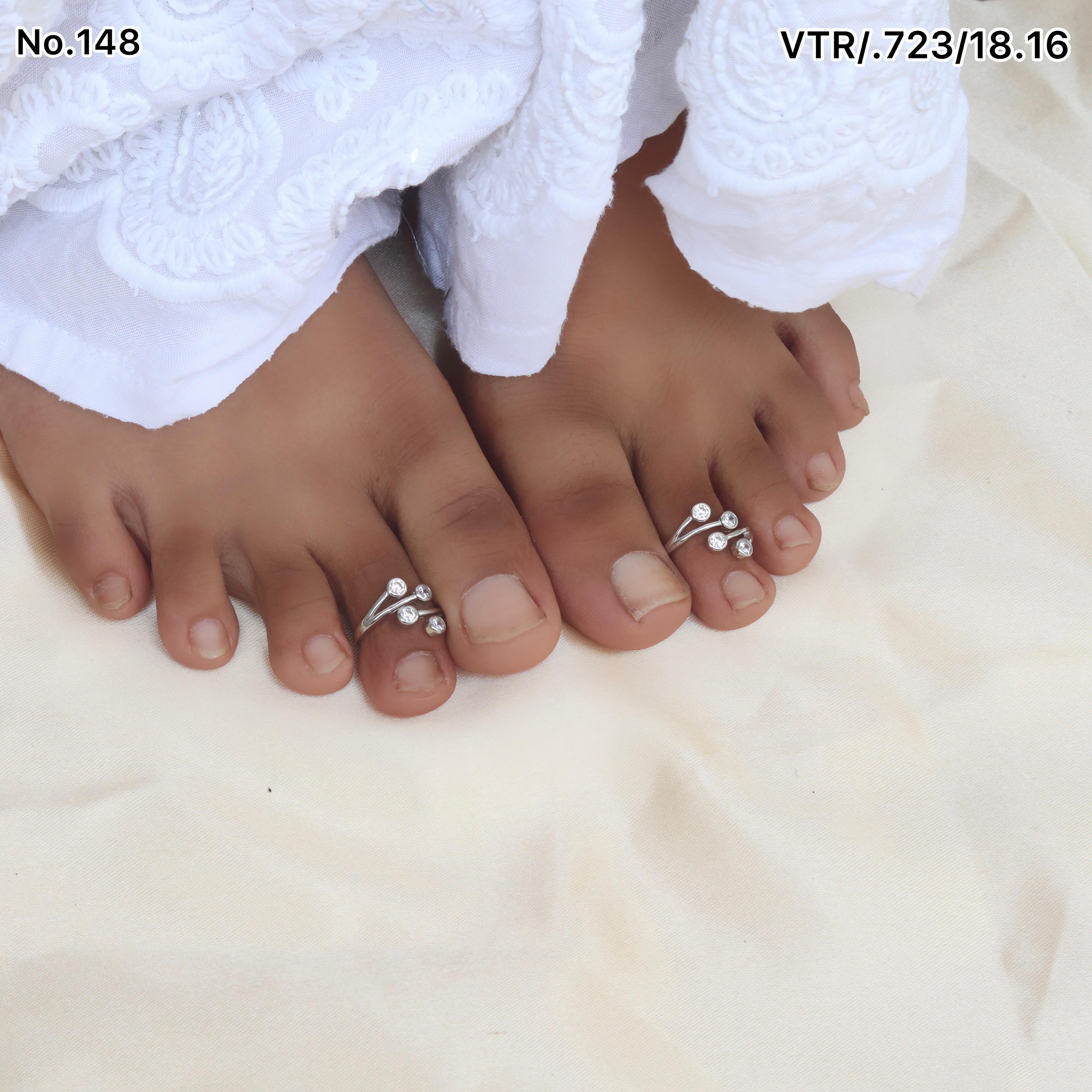 Silver Toe Rings for Women - V One Jewellery