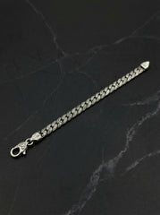Phantom link silver bracelet for men