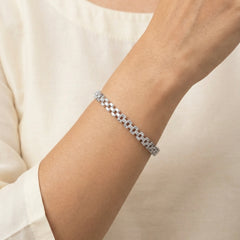 Velvet queen silver kada for women