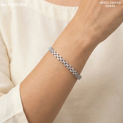 Velvet queen silver kada for women