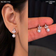 Risha pearl silver stud