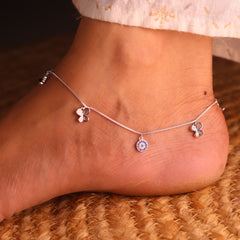 Graceful Butterfly Flower Women Payal