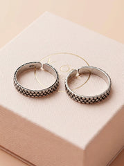 Antique muse silver toerings for women