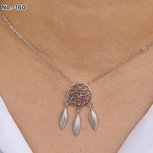 Silver Chain Pendant - V One Jewellery