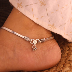Dreamcatcher silver Payal for women