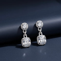 Aaradhya silver earrings