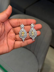 Marigold elegance silver earrings