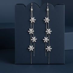 Myra blossom silver earrings