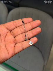 Charmed petals silver chain pendant