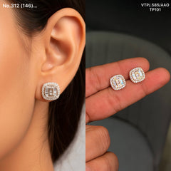 Vanya Sparkle silver Stud