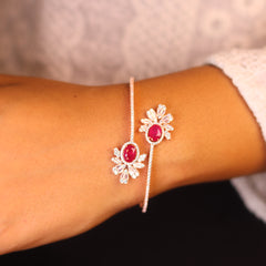 Radiant Rose Gold Kada for Women