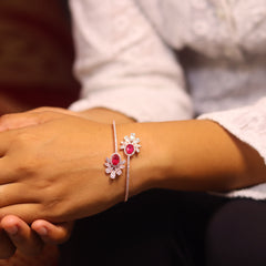 Radiant Rose Gold Kada for Women