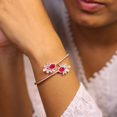 Radiant Rose Gold Kada for Women