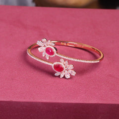 Radiant Rose Gold Kada for Women