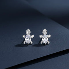 Harmony Tortoise Silver Stud