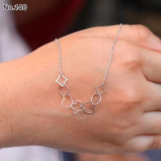 Silver Chain Pendant - V One Jewellery