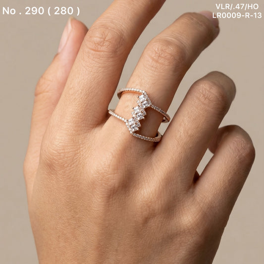 Silver grace ring for women