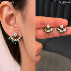 Nature glow silver stud