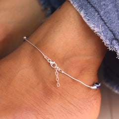 Sleek Evil Eye Payal for Women