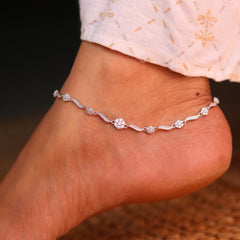 Silver Floral Whisper