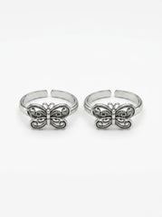 Artisan soul silver toerings for women