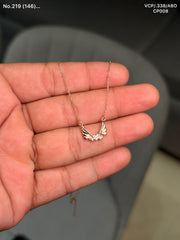 Heaven’s whisper silver chain pendant