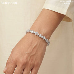 Royal whisper silver kada for women