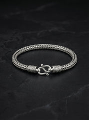 Gravitas silver men’s bracelet