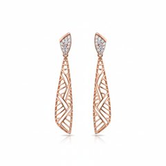 Diasoft silver earrings