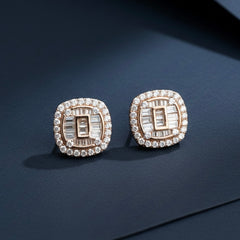 Vanya Sparkle silver Stud
