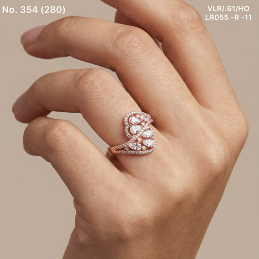 Silver delight ring for women