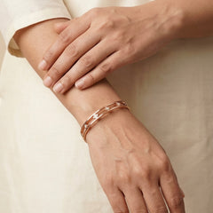 Zariya Silver Kada for women