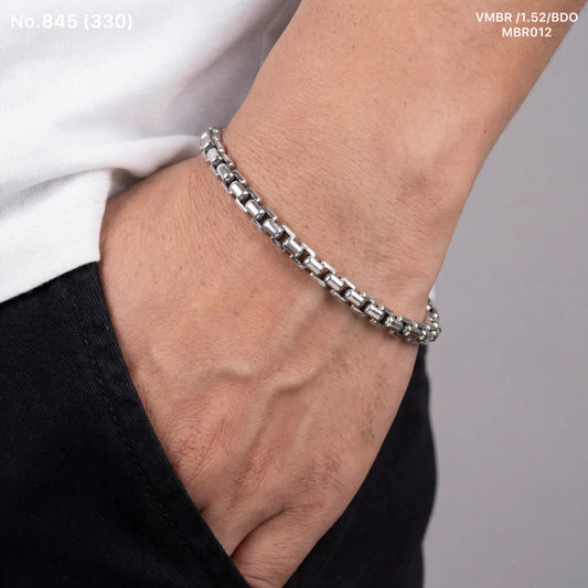 Axis men’s silver bracelet