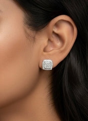 Arya Pure silver Stud