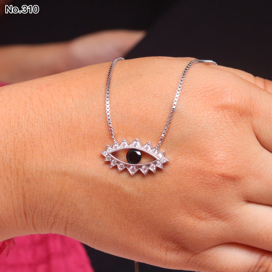 Silver Chain Pendant - V One Jewellery