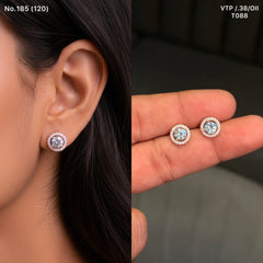 Lira gleam silver stud