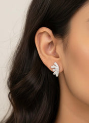 Mini monarch silver stud