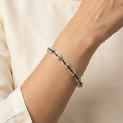 Diva spark silver kada for women