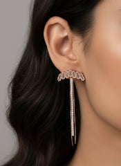 Minimal muse silver earrings