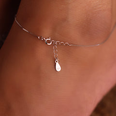 Petalline grace silver Payal for women