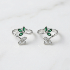 Trivira silver toerings for women