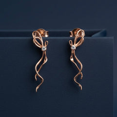 Breez butterfly silver earrings